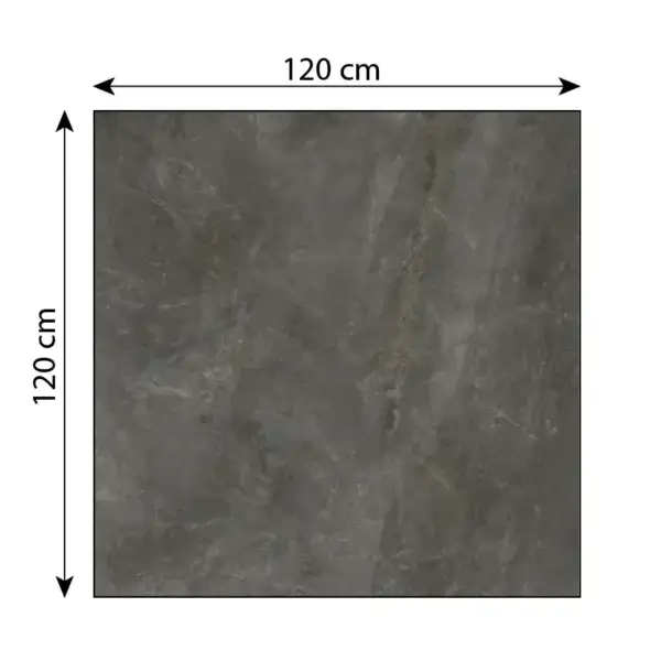 ⁦אריח SYBIL בלאק מבריק 120x120 גרניט פורצלן⁩ – תמונה ⁦4⁩